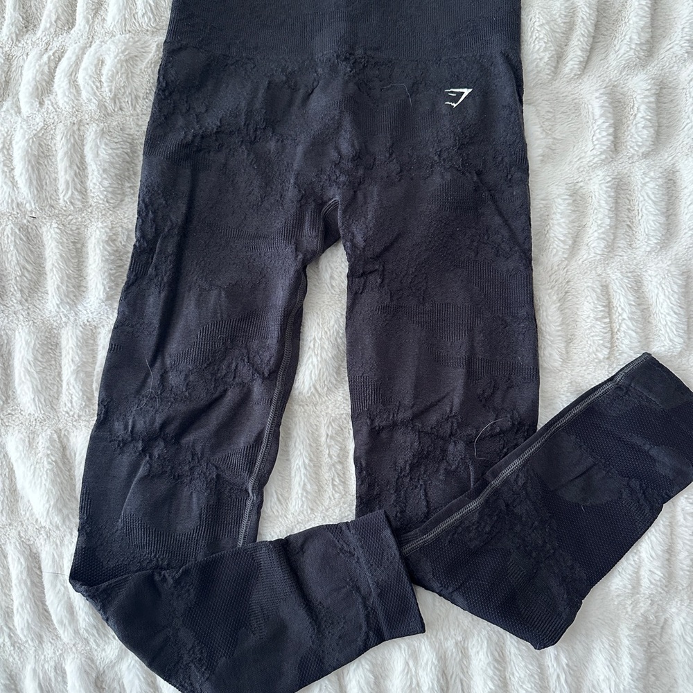 Gymshark Black Camo Leggings